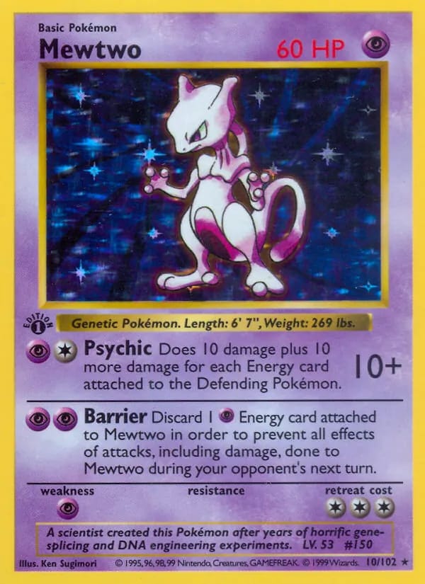 Mewtwo 1st Ed