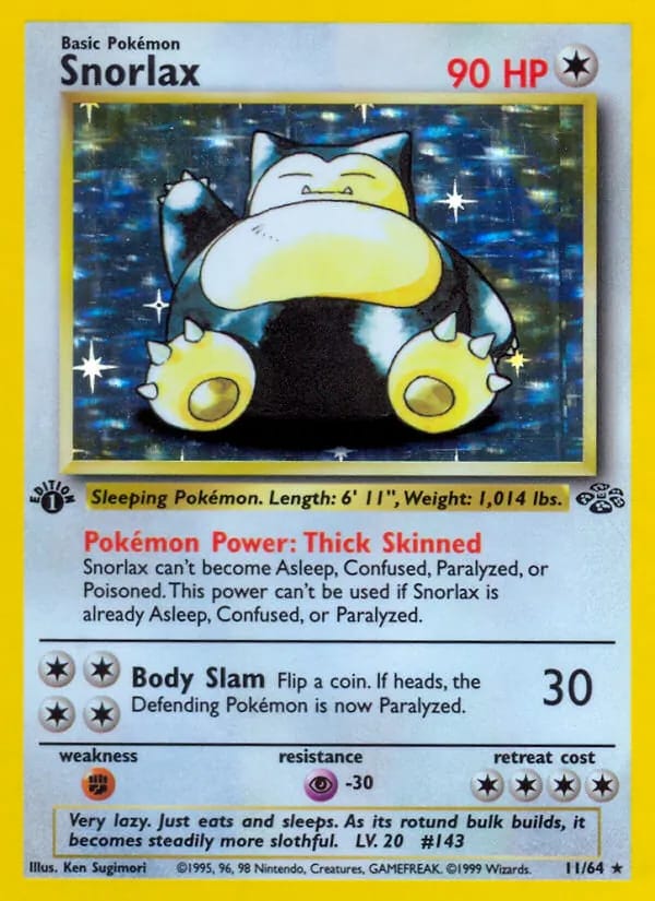 Snorlax 1st Ed