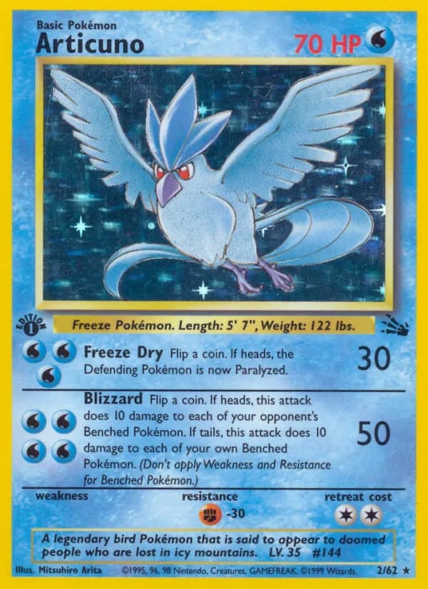 Articuno 1st Ed
