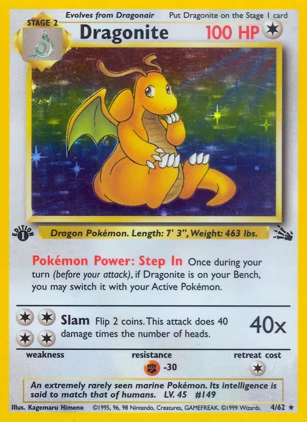 Dragonite 1st Ed