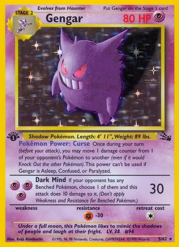 Gengar 1st Ed