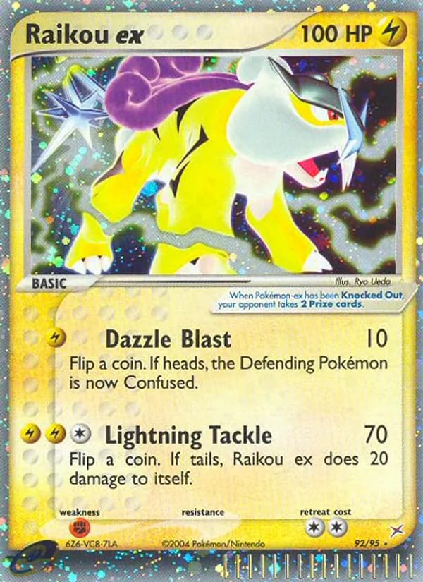 Raikou ex — Magma vs Aqua #92