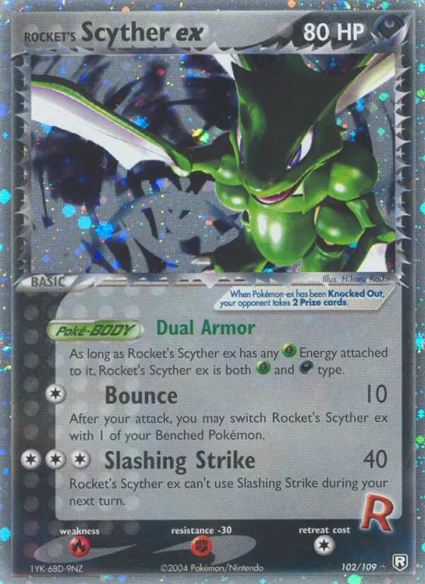 Rocket's Scyther ex — Team Rocket Returns #102
