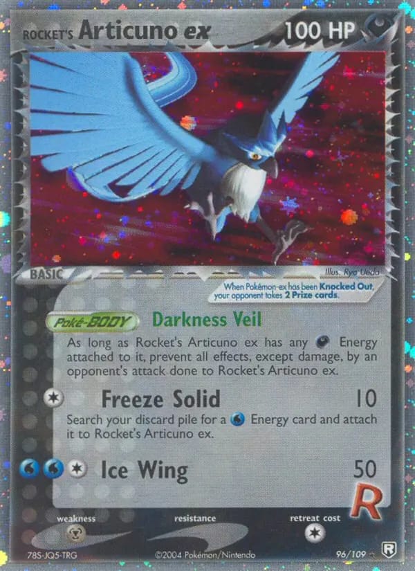 Rocket's Articuno ex — Team Rocket Returns #96