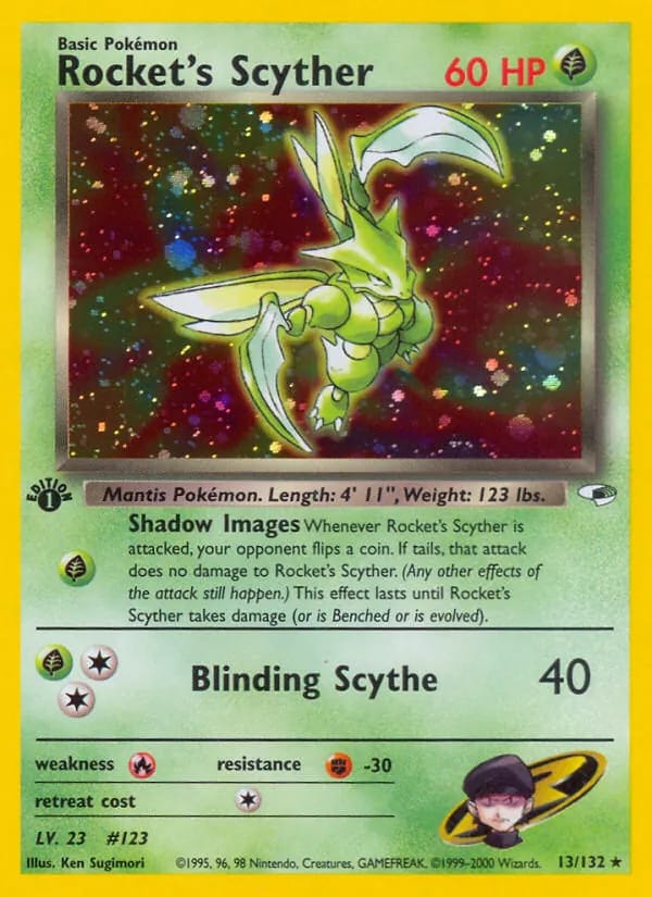 Rocket's Scyther 1st Ed
