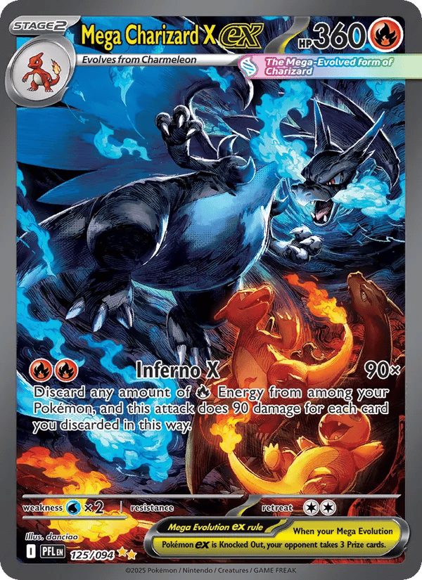 Mega Charizard X ex SIR — Phantasmal Flames
