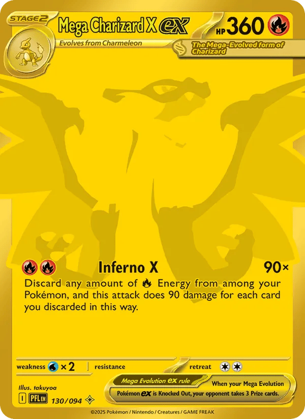Mega Charizard X ex — Phantasmal Flames