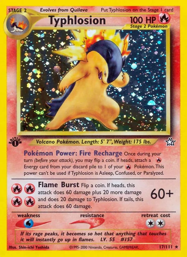 Typhlosion 1st Ed