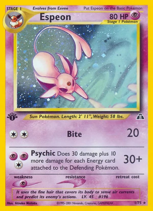 Espeon 1st Ed