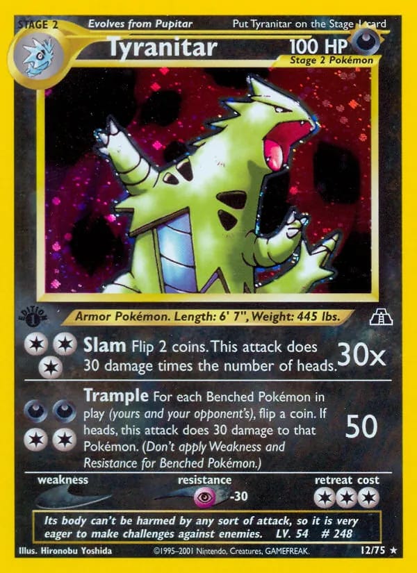 Tyranitar 1st Ed