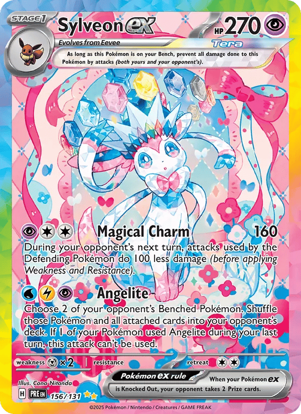 Sylveon ex SIR — Prismatic Evolutions