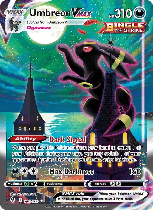 Umbreon VMAX (Alt Art) — Evolving Skies