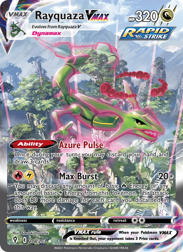 Rayquaza VMAX (Alt Art) — Evolving Skies