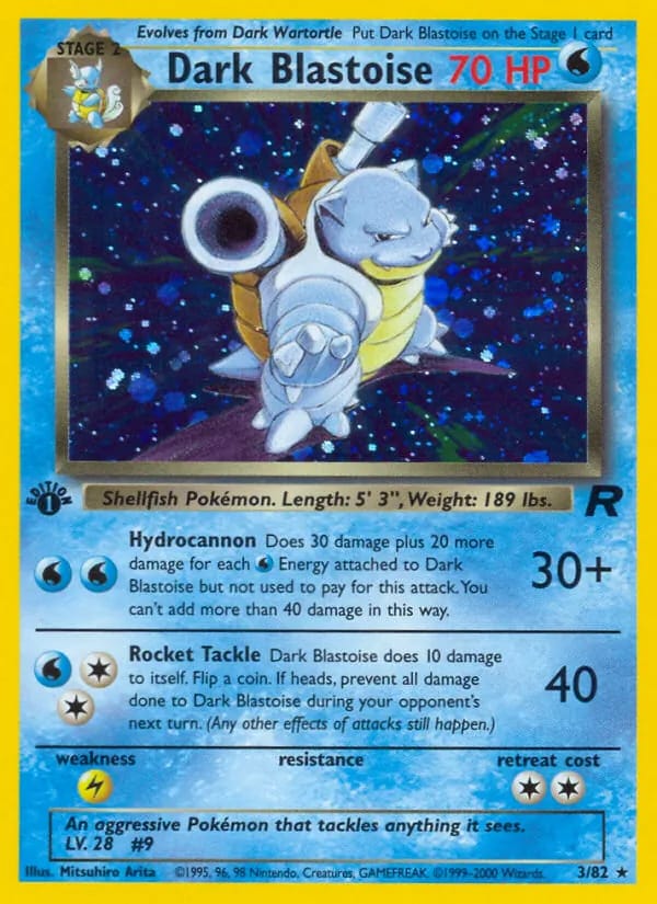 Dark Blastoise 1st Ed