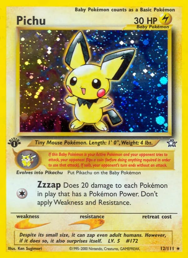 Pichu 1st Ed