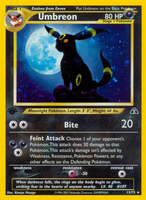 Umbreon 1st Ed