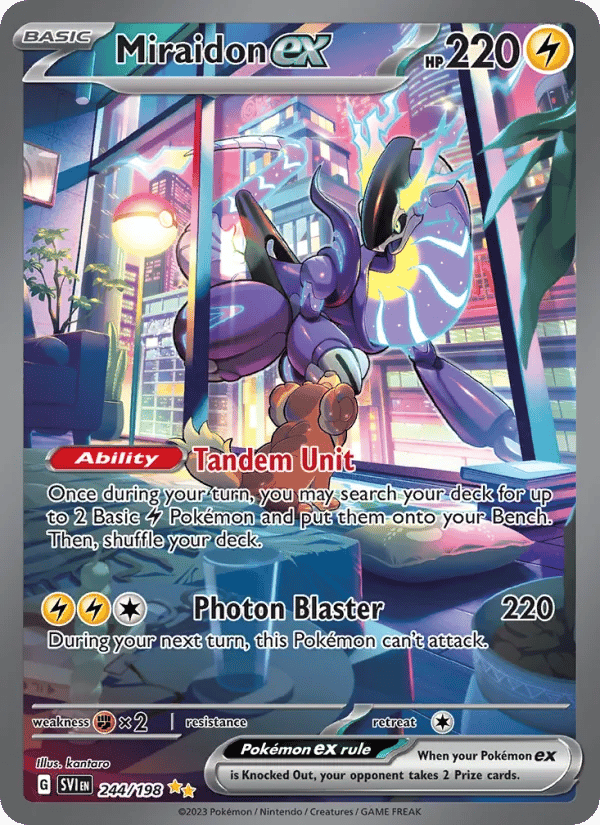 Miraidon ex — Scarlet & Violet Base