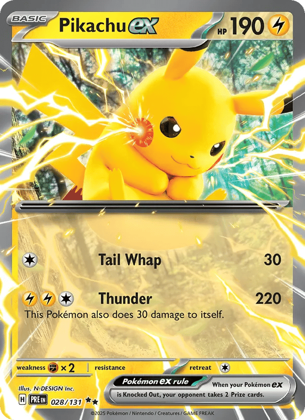 Pikachu ex — Prismatic Evolutions