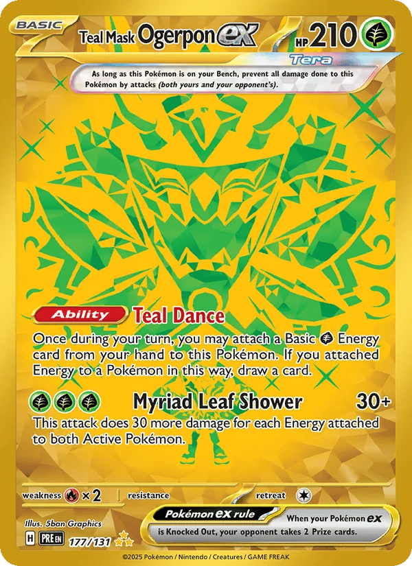 Teal Mask Ogerpon ex — Prismatic Evolutions