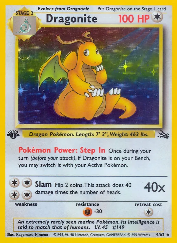 Dragonite 1st Ed