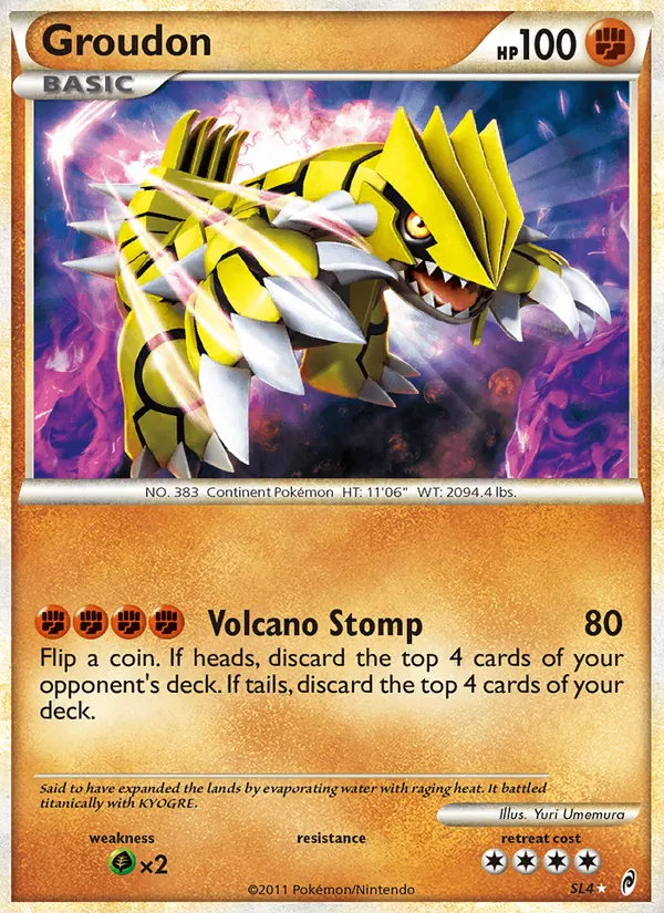 Groudon (Shiny) — Call of Legends SL4