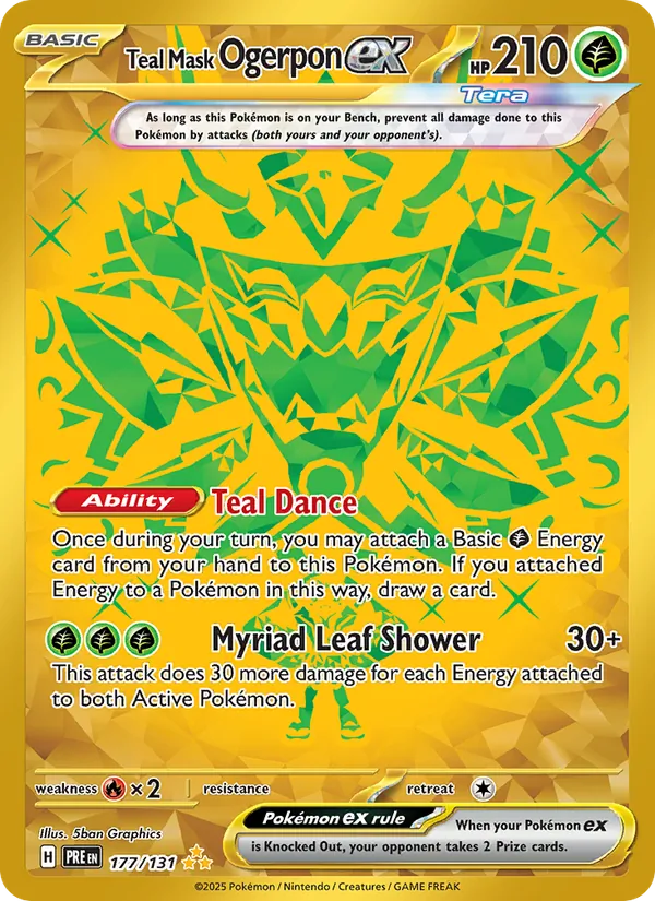 Teal Mask Ogerpon ex — Prismatic Evolutions