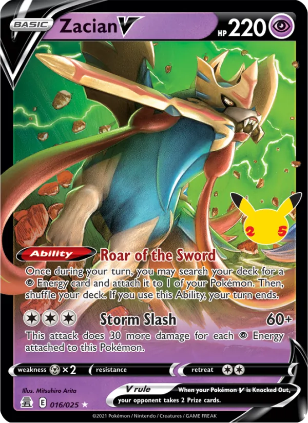 Zacian V — Celebrations 2021