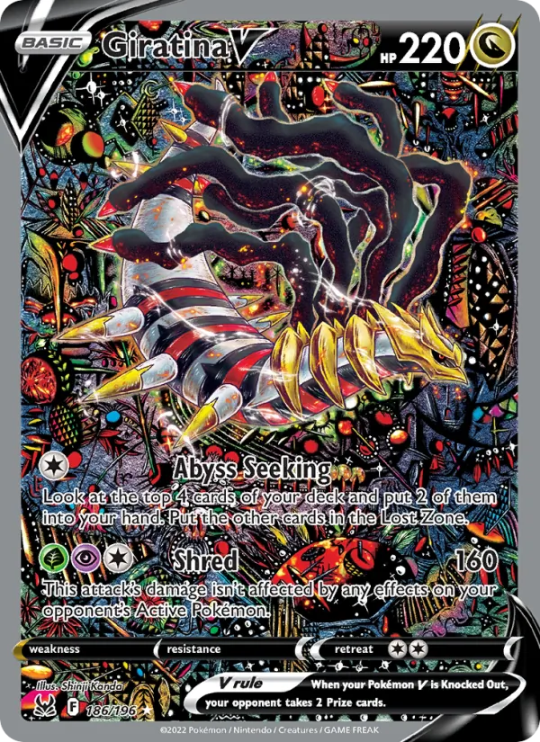 Giratina V (Alt Art) — Lost Origin