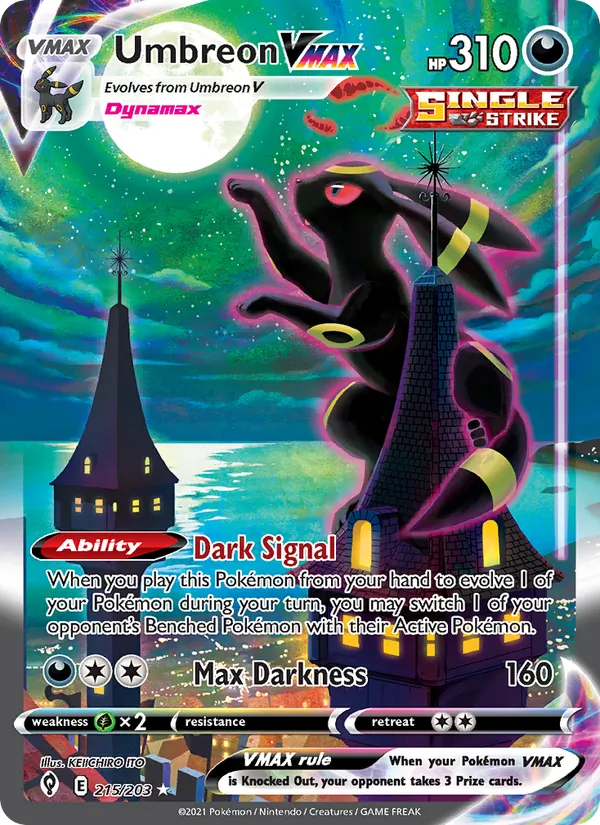 Umbreon VMAX (Alt Art) — Evolving Skies